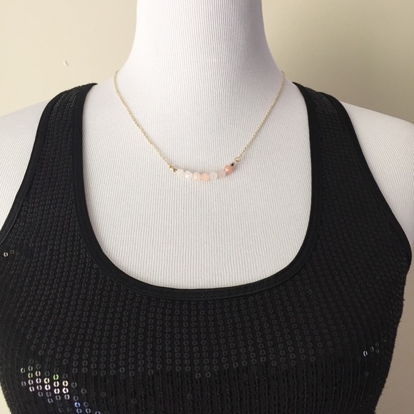 ❗️LAST❗️Rose Quartz 14K Gold Necklace - Picture 5 of 6